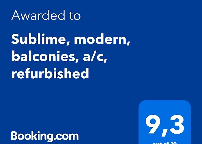 Sublime, Modern, Balconies, A/c, Refurbished Nice